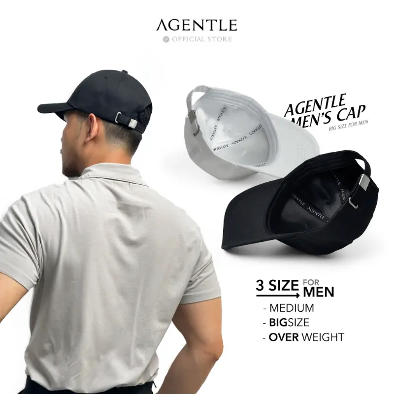 AGENTLE MEN''S CAP หมวกผู้ชาย [Men Size] 3 ไซส์ (ใหญ่กว่าปกติ) เต็มหัวปีกสมส่วน สรีระศรีษะผู้ชาย  แมว beret  ผม  เปีย beanie  coffee mario  luigi  hat  new era  ม  ว  ก  อ  า  ร  ล  ่