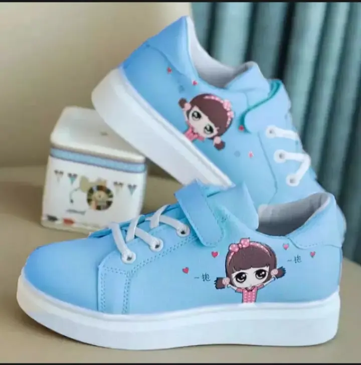 Sepatu Anak Perempuan Sepatu Sneakers Lucu Berbie LOL Terbaru