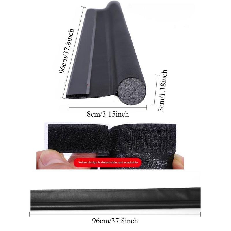 Product Introduction of Adjustable Self Adhesive Door Bottom Seal, Soundproof Windproof Door Draft Stopper, Door Bottom Seal Strip, Door Hardware for Home Office 1