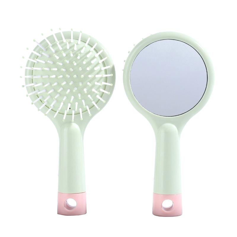 Product Introduction of 1Pcs Hair Brush Simplicity Fashion Solid Color Massage Air Cushion Comb With Mirror Lovely Hair Care Tool 20