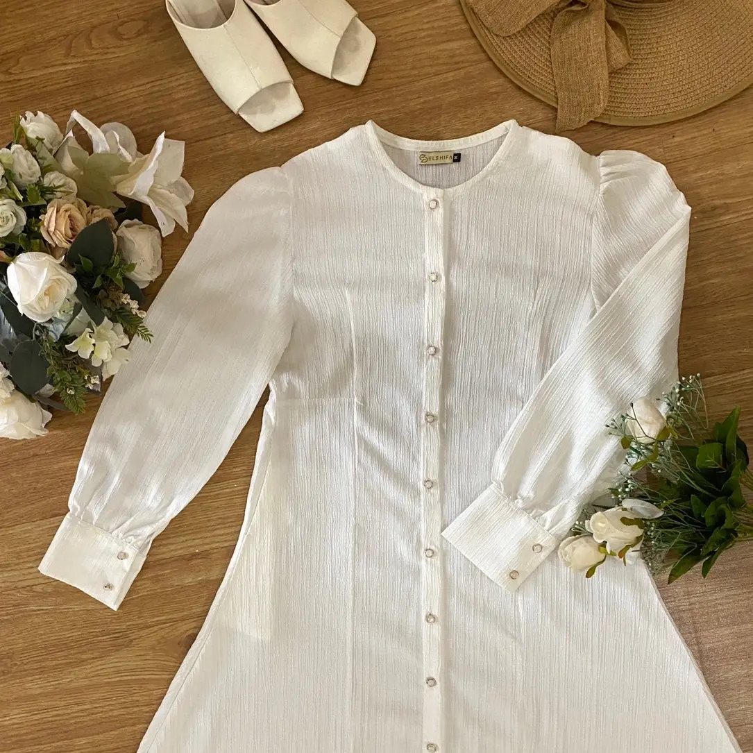 READY STOCK ALLURE DRESS BY ELSHIFA FULL KANCING AKTIF