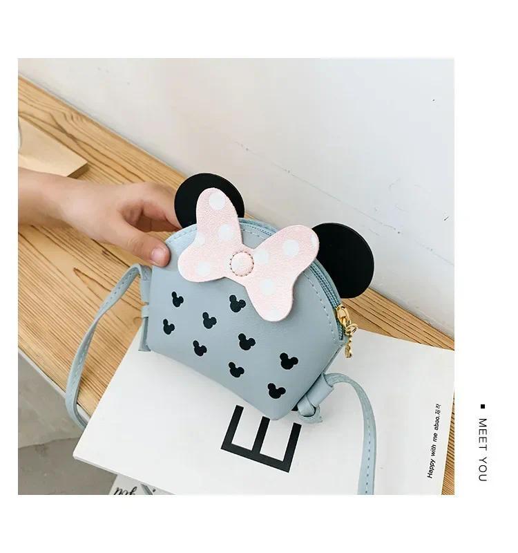Product Introduction of Cute Princess Girl Coin Purse Crossbody Bag Children's Wallet Coin Bag Cute Cartoon Bow Kids Side Bags Bowknot Shoulder Bag 35