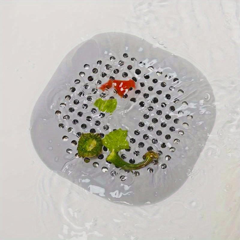 1/3/5pcs Hair Filter, Sink Filter, Bathtub Shower Floor Drain Plug, Silicone Kitchen Plug, Bathroom Accessories 2