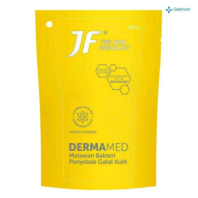 JF Dermamed 200ml Sabun Cair untuk Badan Gatal Botol / Refill Semua Jenis Kulit 1