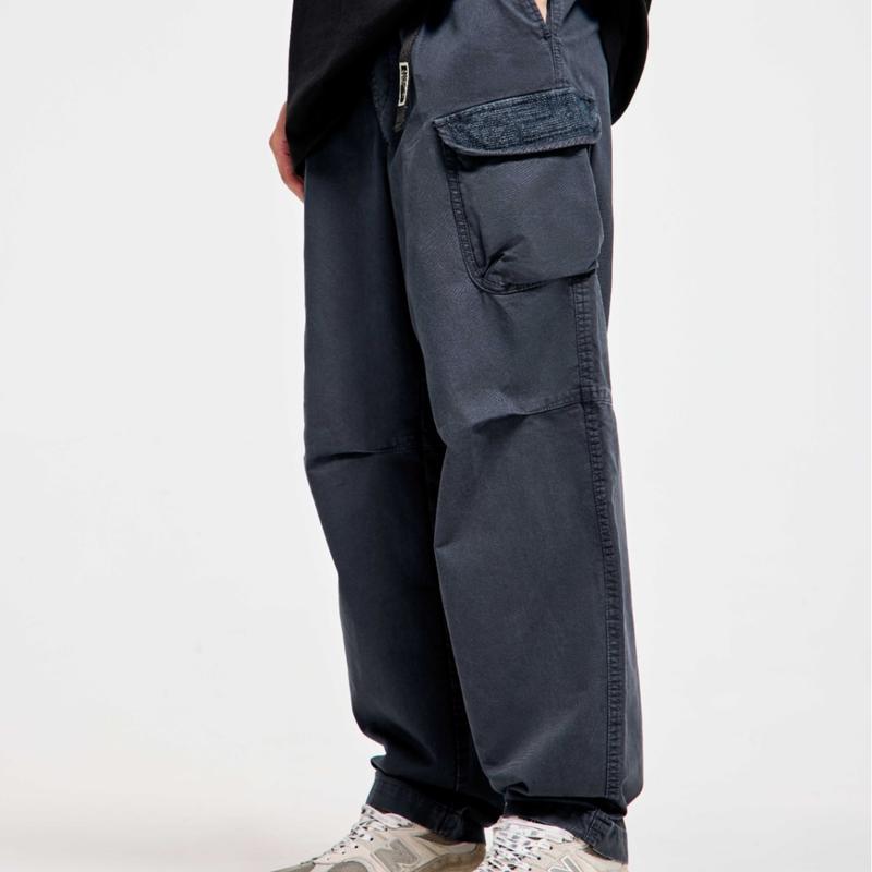 Quần Kaki Baggy Nam Túi Hộp, Quần Cargo Pants Menswear Form Rộng Chất liệu Cotton Kaki TOL D106 8