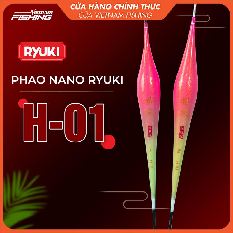Phao Nano Câu Trắm RYUKI - Chuyên Câu Rơi, Câu Lửng, Câu Cân, Câu Săn Hàng