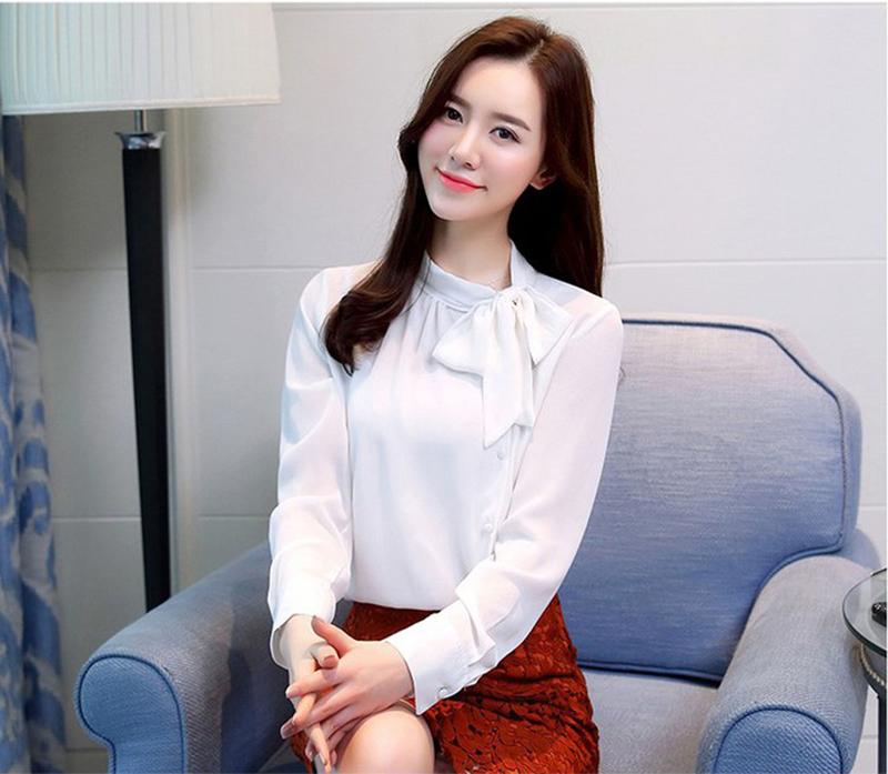 Áo thắt nơ kết nút một bên Top Nữ Top Nữ Women Shirt Tím Sơ Mi Tim đen-xl hàn quốc Trái Tim