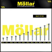 Gambar MOLLAR 93-092 Baut JP 3 x 45 Machine Screw 3x45 Obeng Plus - 100 pcs - 93-092 dari Mollar Kota Cirebon 3 Tokopedia