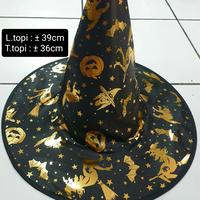 Gambar Topi Penyihir Murah Motif LABU WITCH Pumpkin Penyihir Cosplay Kostum Halloween Pesta - orange dari Jaspart Kota Administrasi Jakarta Barat 3 Tokopedia