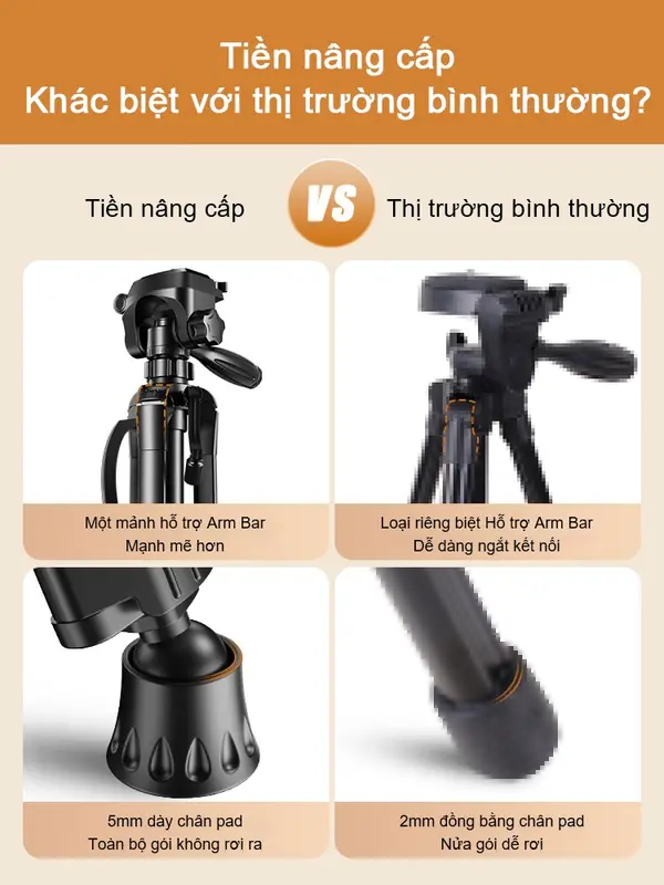 Chân Quay Máy Ảnh Điện Thoại Tripod 360°,khung nhôm cao cấp, chắc chắn cao 1m4/1m7，Với kẹp điện thoại di động, điều khiển từ xa Selfie Phụ Kiện chanquay  dienthoai 3