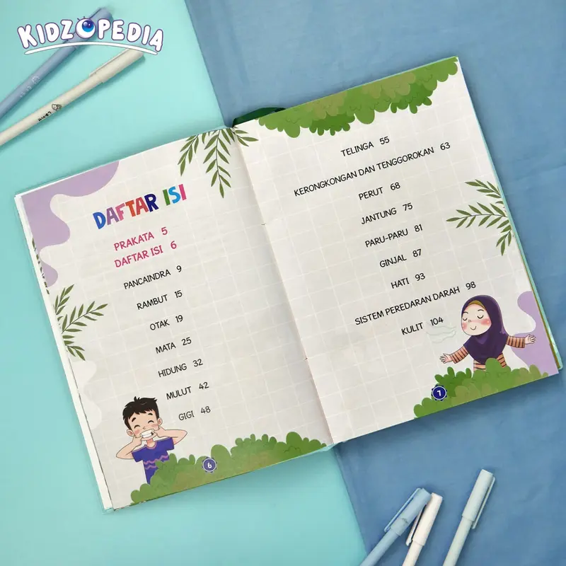 Buku Sains Anak - Kidzopedia Keajaiban Tubuh Manusia - Hard Cover Books Psychology 1