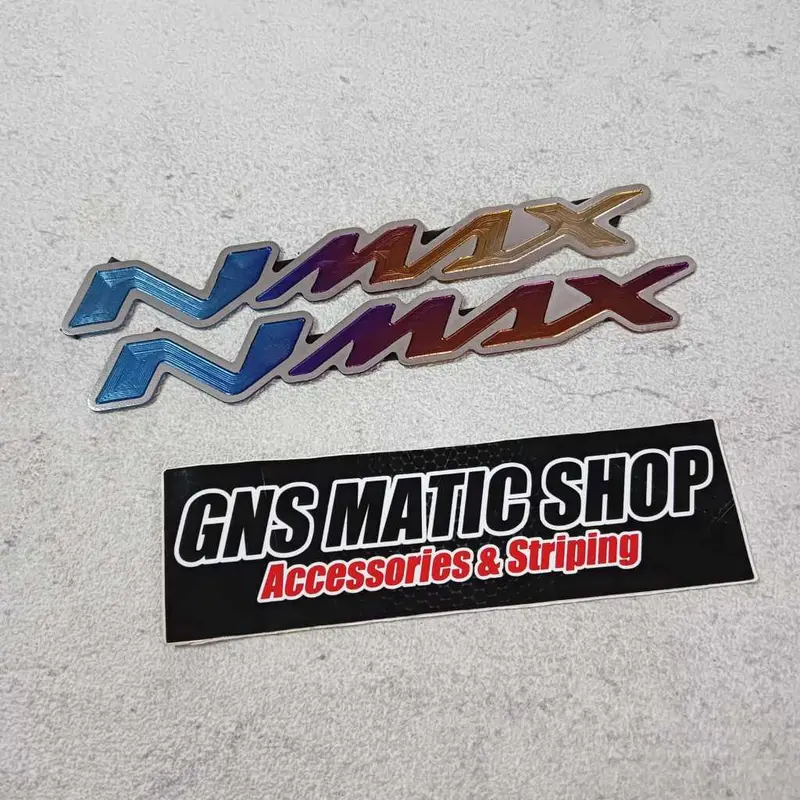 LOGO EMBLEM TITANIUM ORIGINAL VIETNAM VARIO CLICK PCX NMAX AEROX DLL / EMBLEM BODI TITANIUM EMBLEM BODY TITANIUM BEAT 6