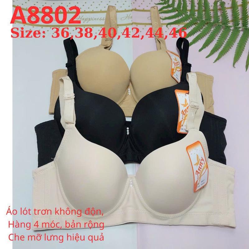 Áo Thái chính hãng cup C có gọng, đệm mỏng, bản 4 móc cài 1