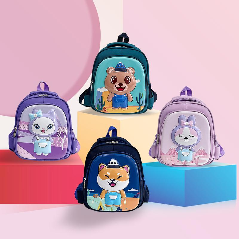 Balo cho bé trai bé gái đi học mẫu giáo mầm non 1989KIDS balo trẻ em nhựa Eva chống thấm nước,siêu nhẹ,hình in đáng yêu