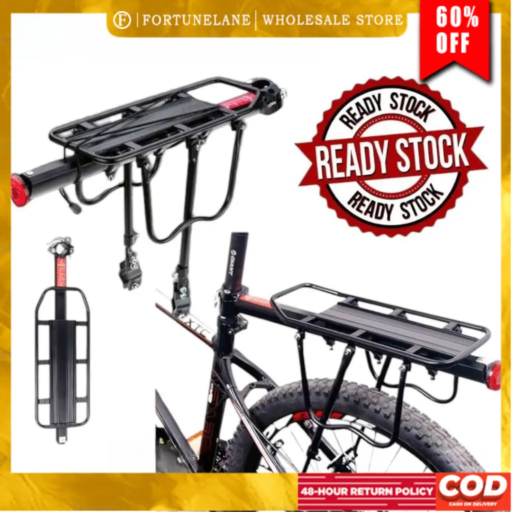 【F&L】Alloy Bike Carrier MTB Aluminum Bicycle Racks Rear Luggage Rack ...