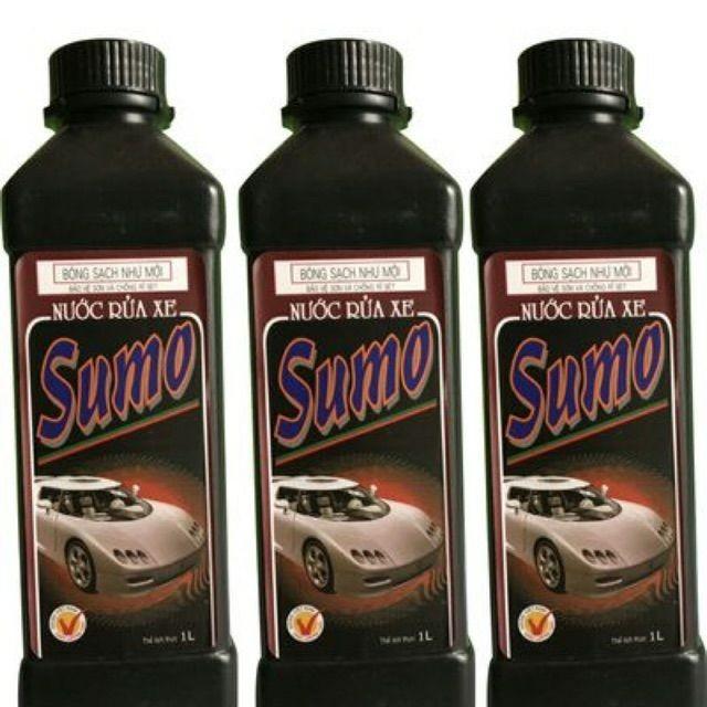  Nước rửa xe sumo 1 lít chai vuông 