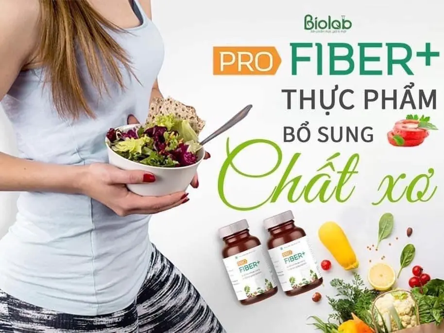 VIÊN CHẤT XƠ Tảo, Vitamin, Phan tả Diệp, Diếp cá, Rau má PROFIBER+ (Hộp 30 viên đôi) - Biolab [HÀNG CHÍNH HÃNG]