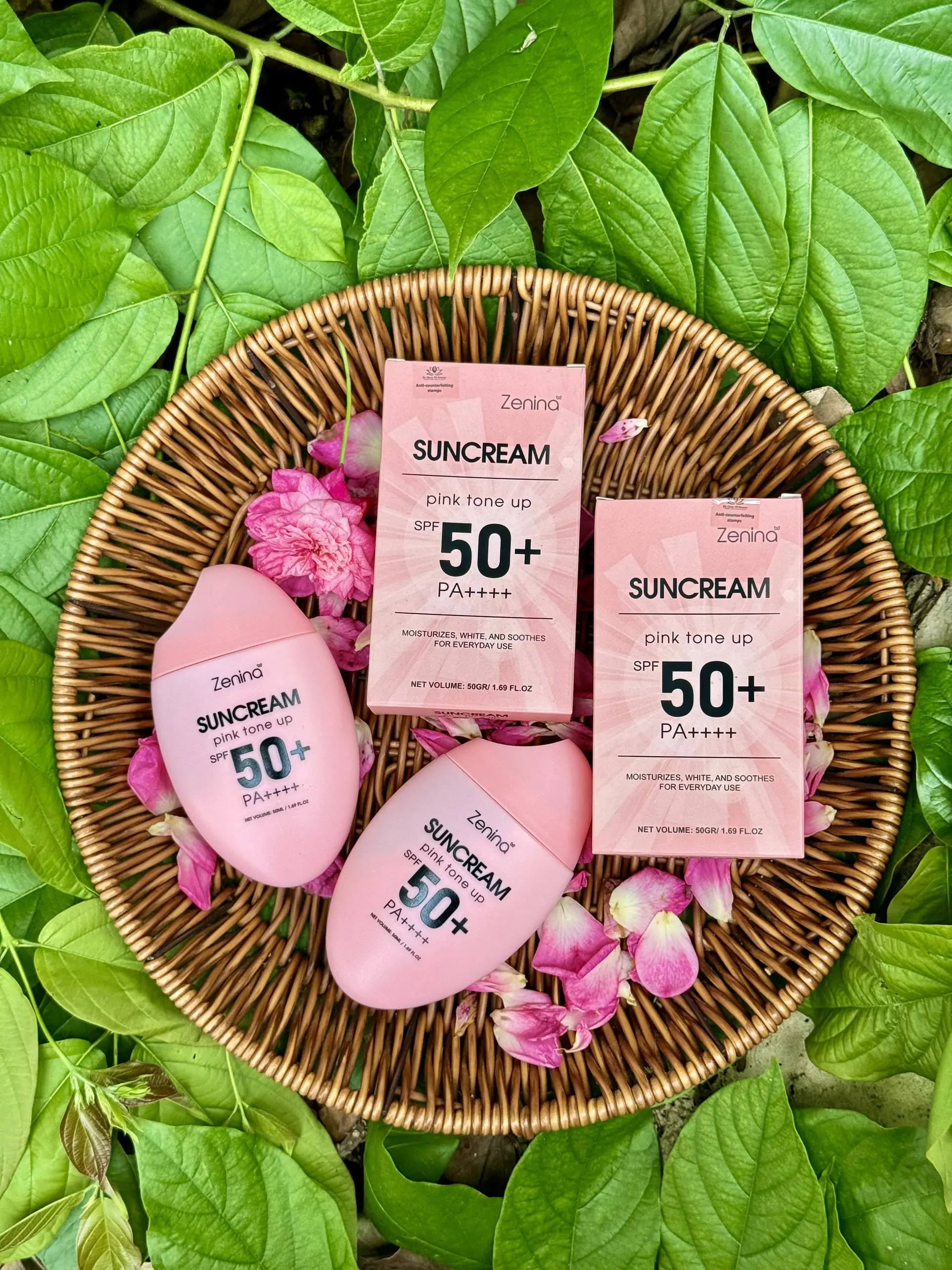 {Combo 2 sp} Kem chống nắng hỗ trợ dưỡng trắng Tone Up SPF50+PA++++ dung tích 50ml