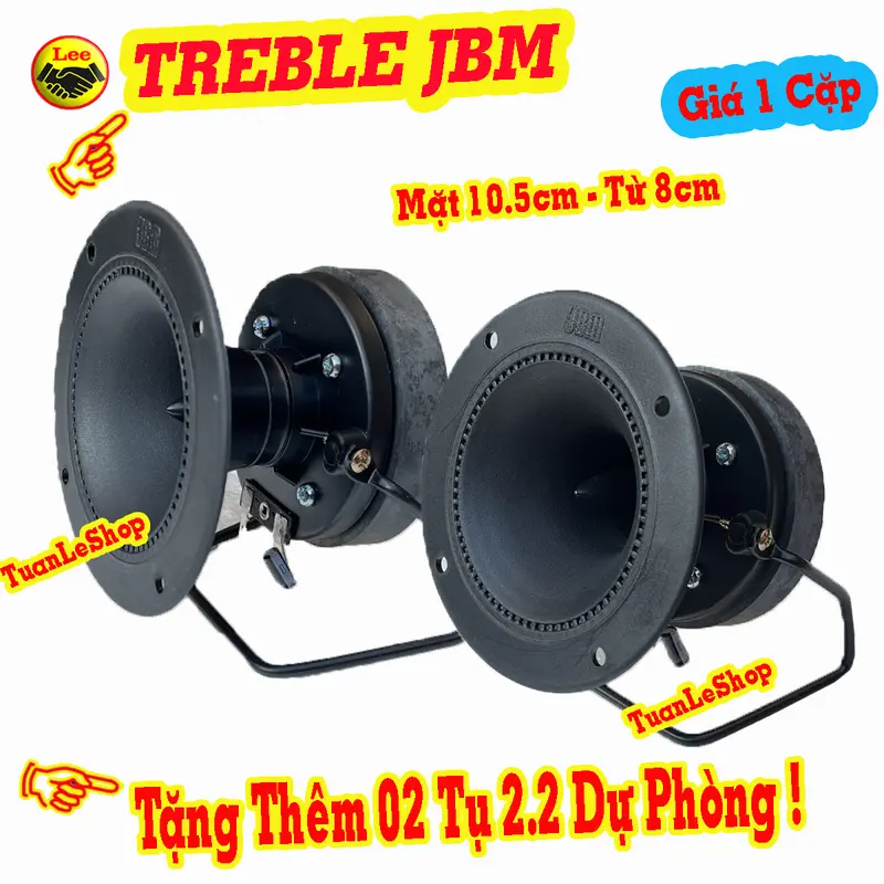 LOA TREBLE RỜI ĐỂ NGOÀI DÀNH CHO BASS 25 ĐỔ LẠI, BỔ SUNG TRÉP CHO DÀN CHO ÂM THANH NHÀ BẠN - GIÁ 1 CẶP JBM TRÒN 0