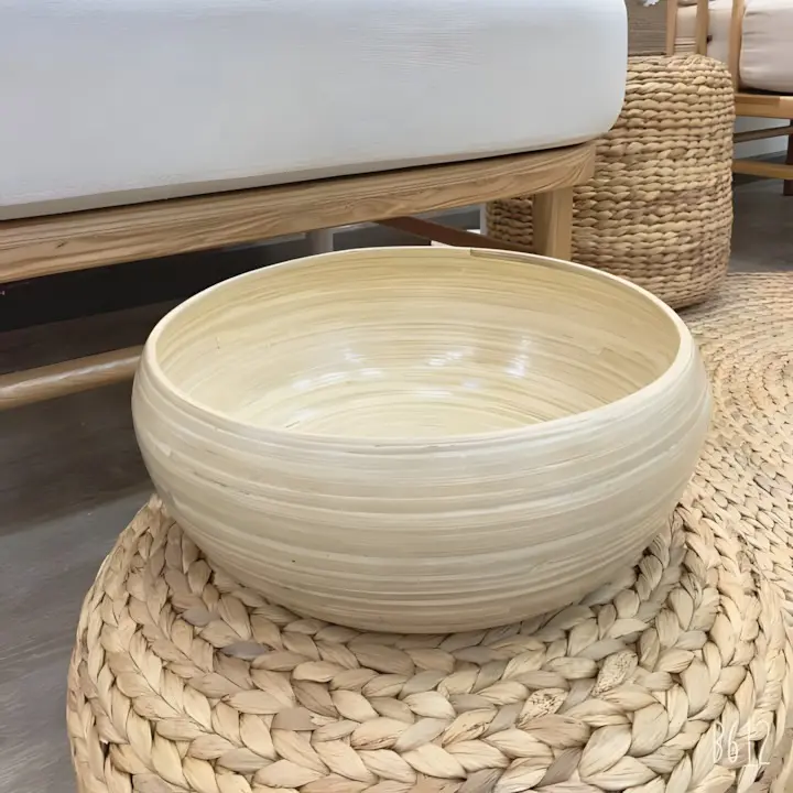 Chậu   bằng tre tự nhiên - thân thiện với môi trường bồn  nước chậu  ngâm gỗ  ngâm besen bồn  gội bồn  ngâm