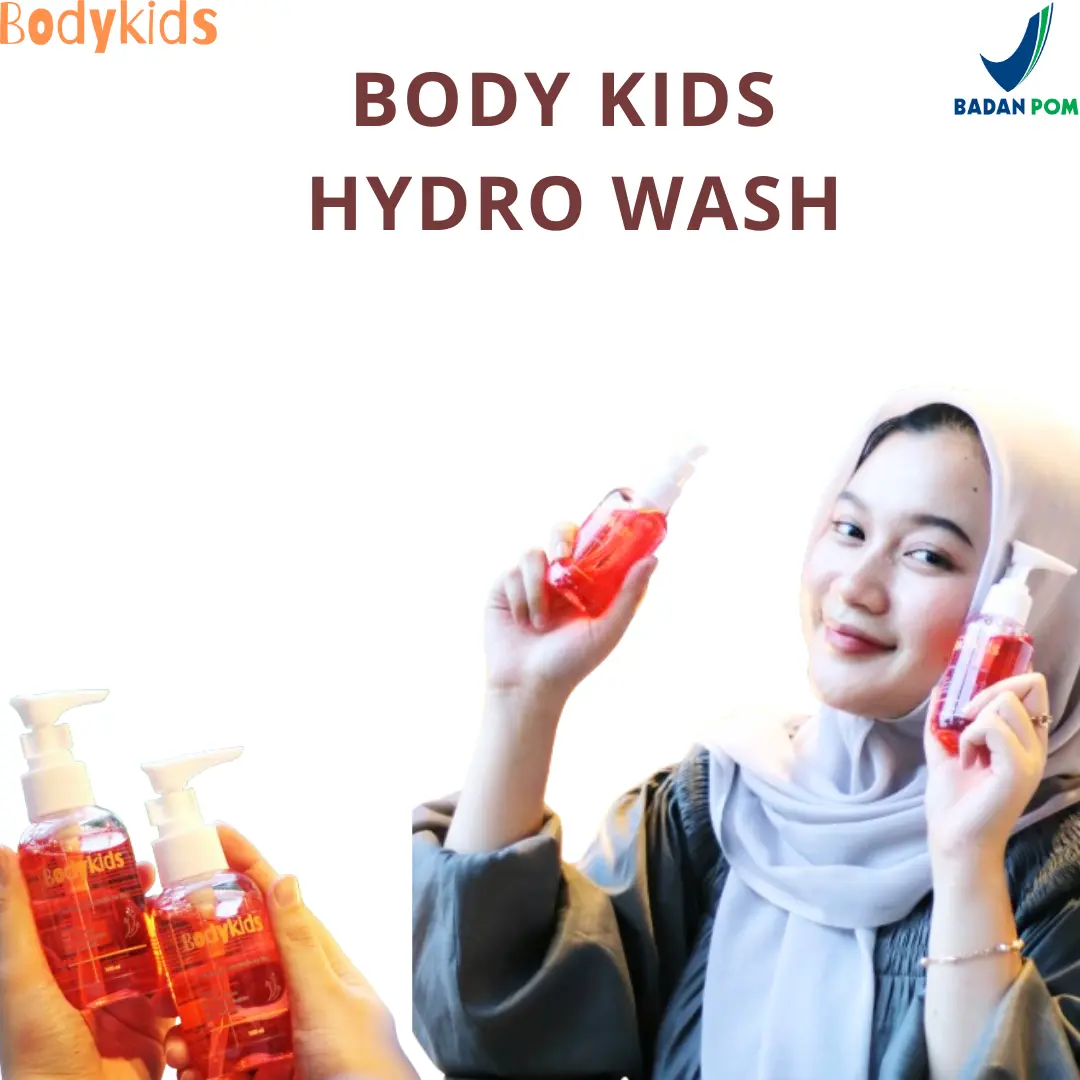 BODY KIDS HYDRO WASH Melembabkan Mencerahkan Membersihkan Sabun Perawatan Tubuh Menghaluskan Pembersih Badan Merontokan Membunuh Kuman Dan Bakteri