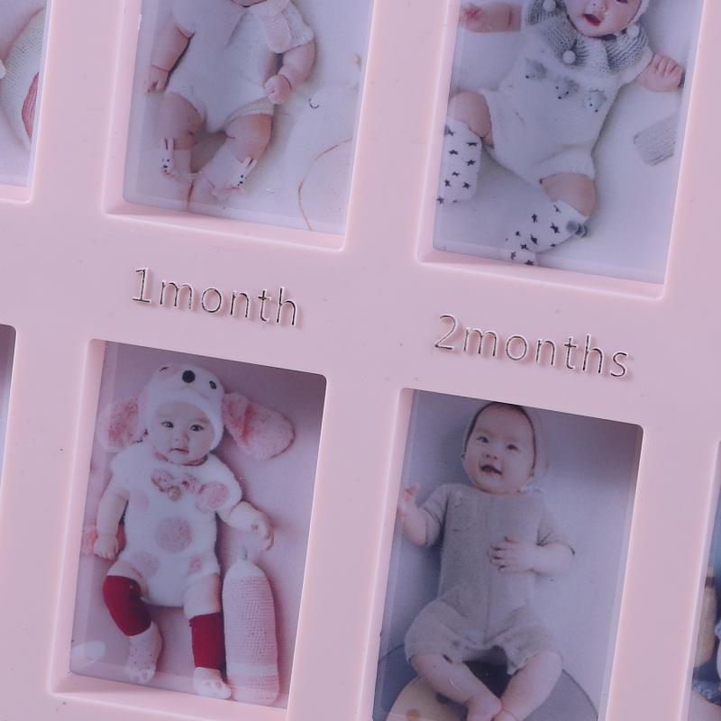 1 Pc Combination Photo Frames Baby Pictures Display Plastic Photo Frame Kids Growing Memory Gift 6