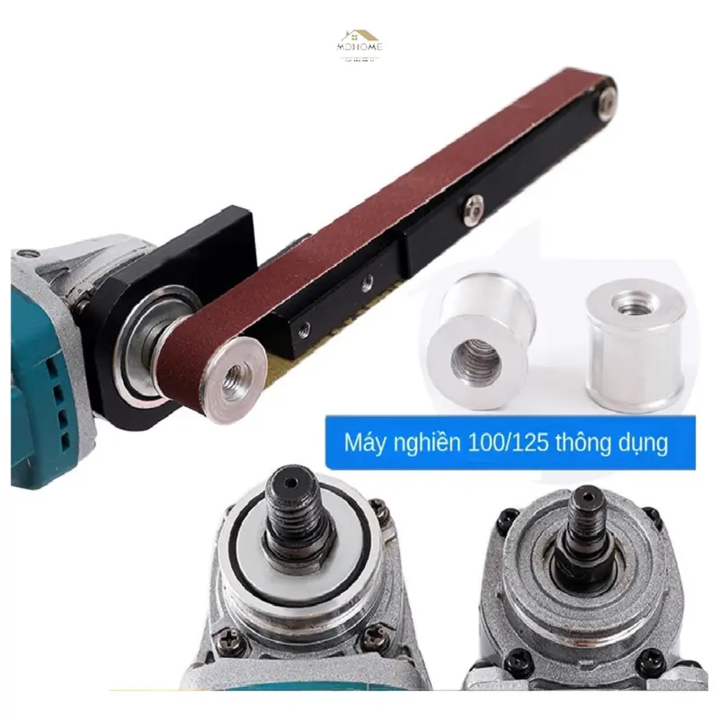 Bộ chuyển đổi máy mài góc thành máy chà nhám băng dây đai mài giáp 6