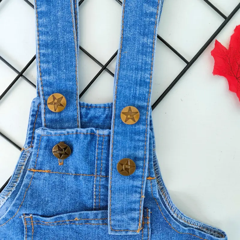 Overall Celana Baju Kodok Anak Bahan Jeans 1-6 Tahun Unisex 5
