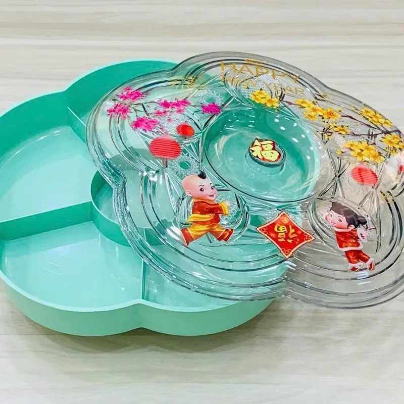 Hộp mứt mai 5 cánh 0020 hộp đựng mứt tết Hằng Sao Sáng 7