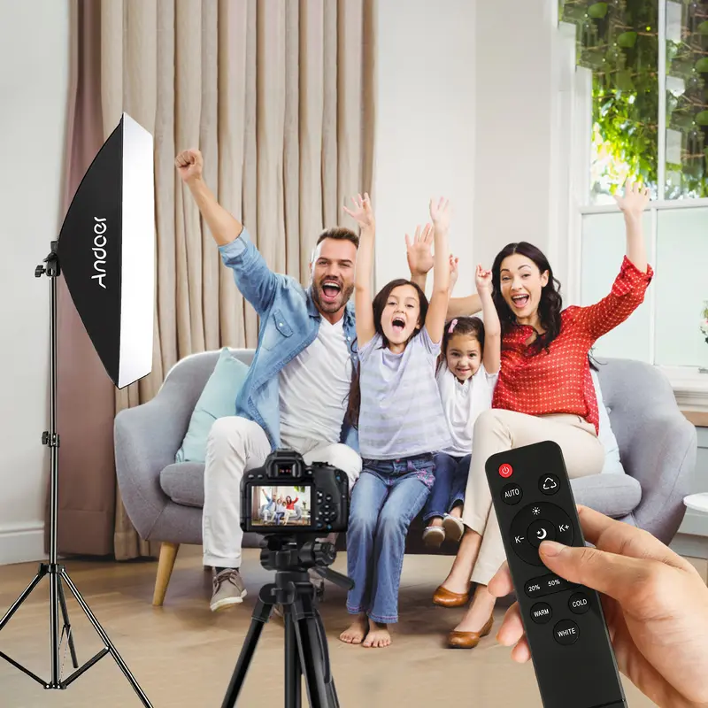 Bộ Đèn Chụp Ảnh Studio, Andor, Bộ Đèn Chụp Ảnh Softbox, Để Chụp Ảnh Sản Phẩm Chân Dung Studio, Video 4
