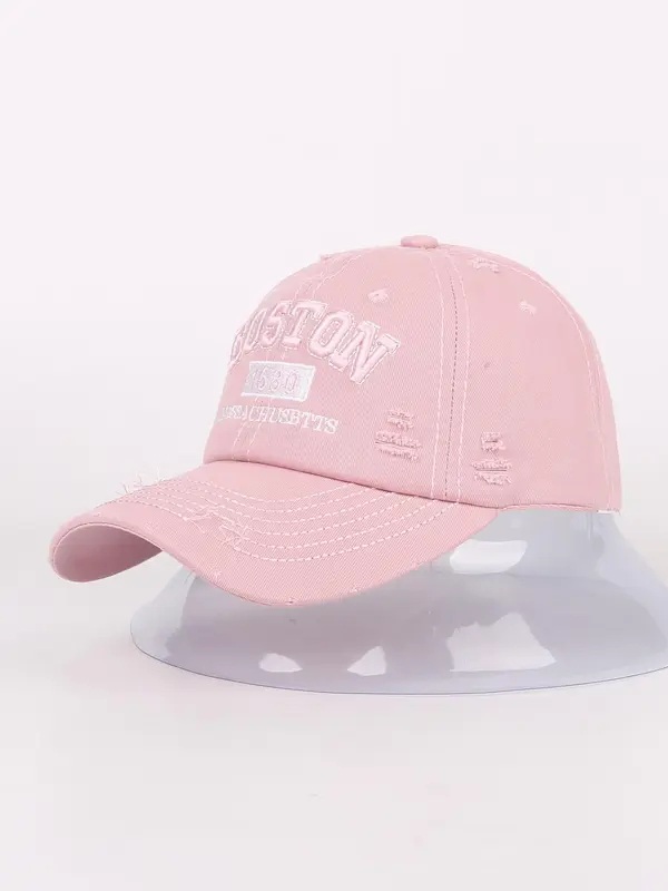 Letter Embroidered Baseball Cap,  Casual Sports Hat for Men & Women, Outdoor Sun Protection Cap for Daily Wear, Perfect for Students and Outdoor Sports 3