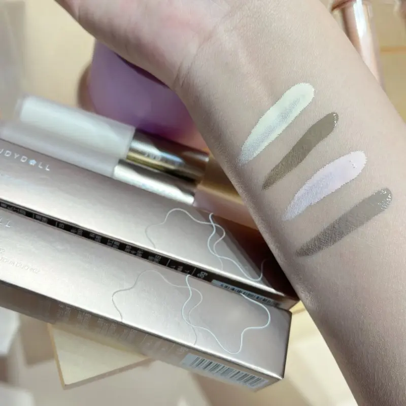 Kem Tạo Đường Viền Dạng Lỏng Judydoll, Hai Đầu, Đánh Bóng Và Tạo Đường Viền, Hoàn Thiện Lì Và Làm Sáng, Dán Đánh Bóng, Thích Hợp Cho Mũi, Đường Viền Dạng Lỏng Phấn Mũi 5