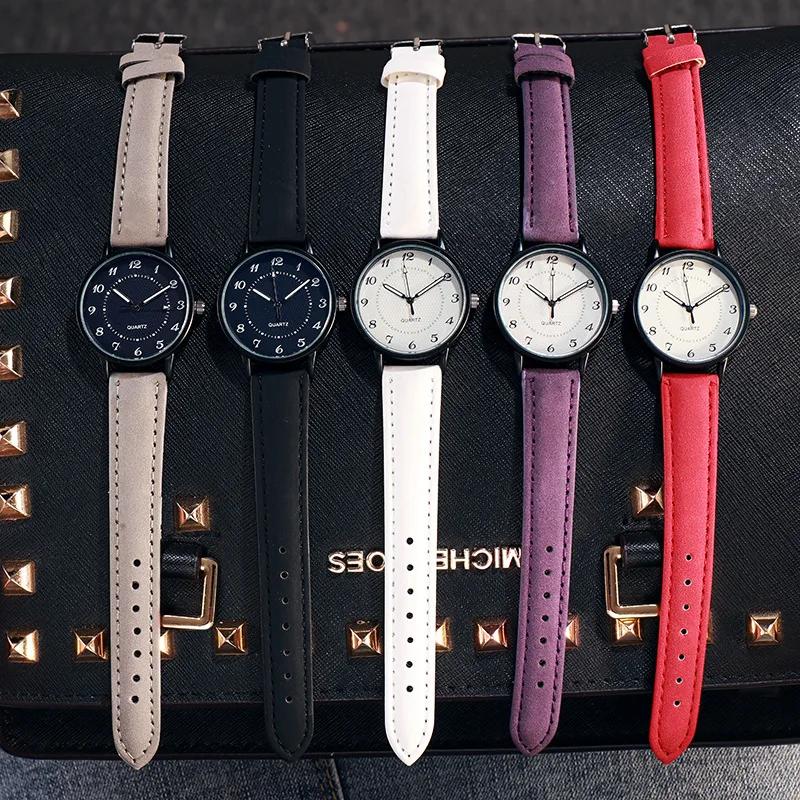 Product Introduction of Women Fashion Watch Quartz Wirstwatch Luminous PU Leather Band Watch Ladies Casual Gift Wrist Watches Clock Reloj Mujer 2