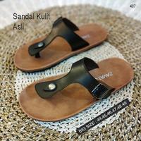 Gambar Big Size Sandal Jumbo Pria Jepit Slipper Gesper Keren Uk 44-45-46-47-48-49 Sendal Capit Japit Briken Slide Kulit Drak Brown Original VANZAVA dari ARVIAN Footwear & Fashion Kab. Tasikmalaya 4 Tokopedia