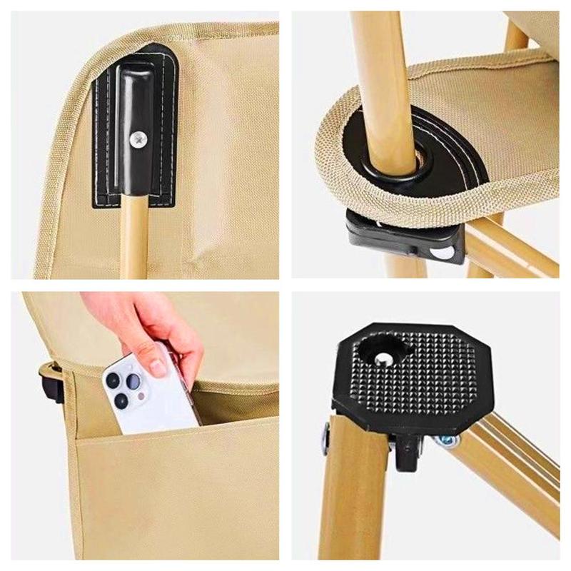 Product Introduction of Camping Foldable Chair Recliner Portable Heavy Duty Load Capacity For Beach Camping Picnic Leisure Home Use Cafe Napping Chair 21