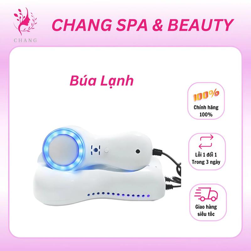 Búa Điện Di Lạnh, Massage Lạnh Giúp Làm Dịu Da Se Khít Lỗ Chân Lông, Dùng Trong Spa Thẩm Mỹ Viện Women Nữ Skincare