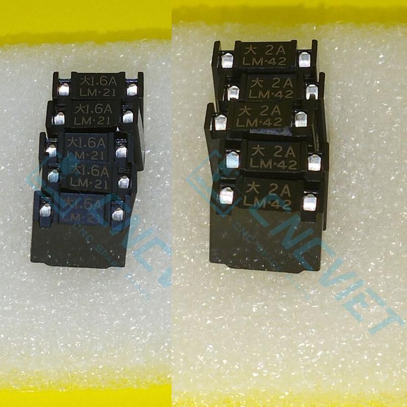 Cầu chì Daito LM A60L-0001-0290 LM03 LM05 LM10 LM13 LM16 LM20 LM32 LM40 LM50 k/c chân 5.08mm cho máy CNC 5