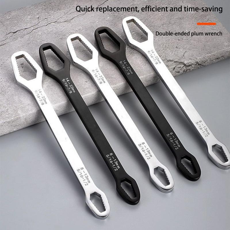 Universal Open-End Wrench, Self-Tightening Ring Spanner, Suitable For 8-22 Mm, Various Screws And Nuts 0