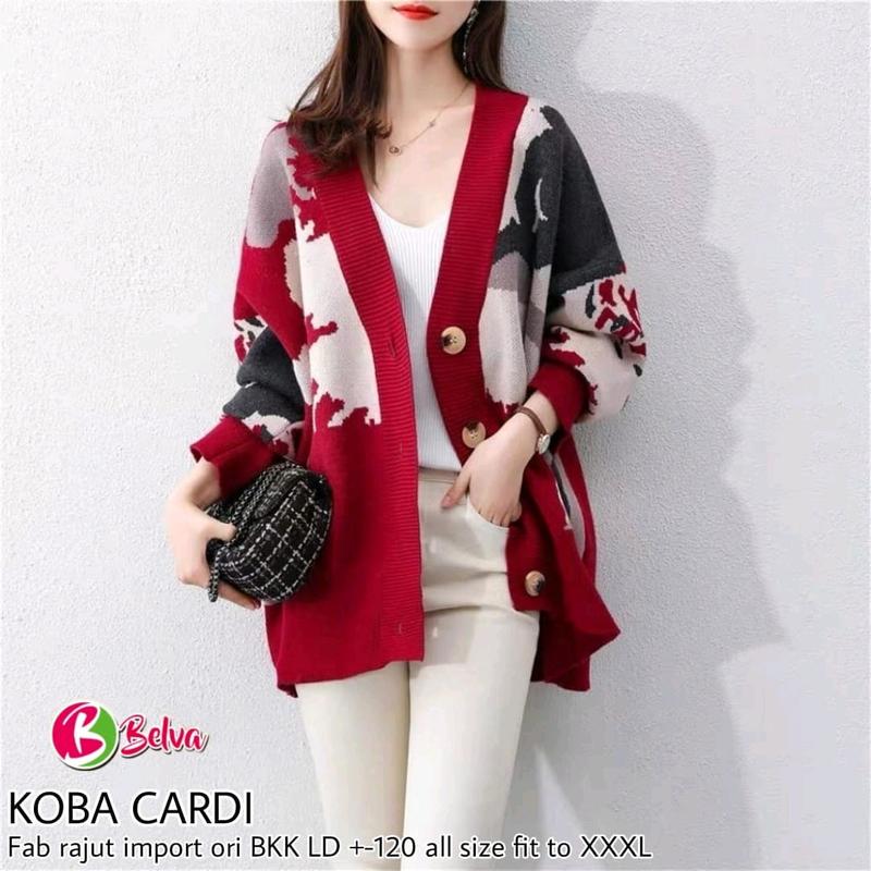 CARDI RAJUT IMPORT XXL -XXXL FREE SIZE ORIGIN BKK PRODUK KOBA CARDI 2
