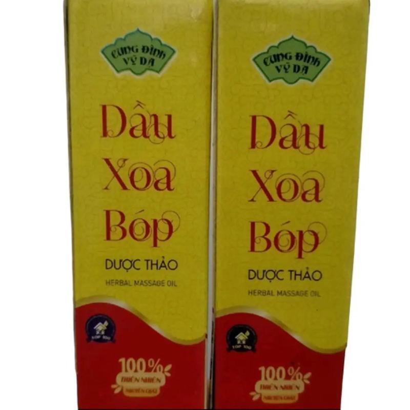 2 Dầu massage Huế cung đình vỹ dạ ( chính hãng 2 chai lăn xoa bóp x 10ml )
