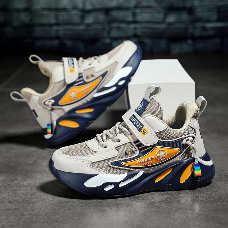 Giày Thể Thao Thoáng Khí Cho Trẻ Em, Giày Lưới Cho Bé Trai, Hàng Có Sẵn Tập Thể Dục Sneaker 4