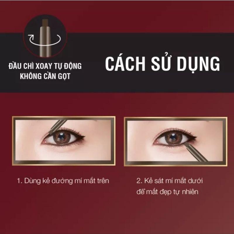 Chì kẻ mắt Nong Chat Browit không lem, không trôi 5