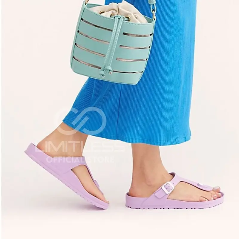 Sandal Jepit Wanita Anti Selip Ringan Bahan Eva Polos Sendal Cewek 8