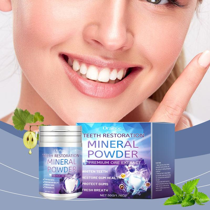 Oralhoe Purple Tooth Cleansing Powder Gentle Protection Toot - TikTok ...