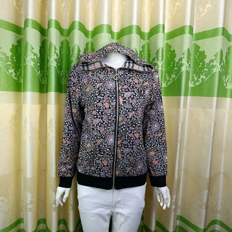 [Shop Ngoc Lợi] Ao khoát hoa hồng dâu hàng QC CC thiết kế thun cotton co giãn 1