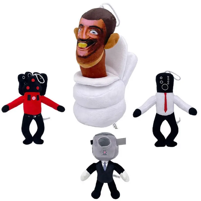 Đồ Chơi Nhồi Bông Nhà Vệ Sinh, Skibidi, Búp Bê Nhồi Bông TV, Trò Chơi Chơi Khăm, Quà Tặng Vui Nhộn, Đạo Cụ Quà Tặng, D8Q6 7