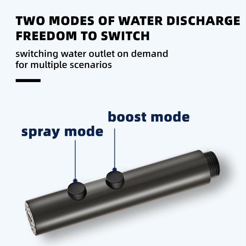 Product Introduction of Stainless Steel Handheld Bidet Sprayer, Bidet Sprayer with Double Outlet Angle Valve, Bathroom Shower Equipment for Daily Cleaning 2