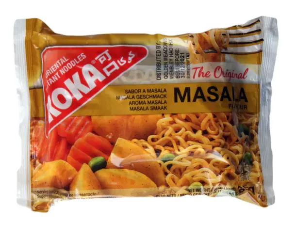 Koka Noodle Packet, Chicken, Stir-fried, Curry, Beef, Masala, 85g, Single Packet 4