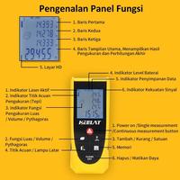 Gambar KEELAT KLDM02 50M Meteran Laser Digital Laser Distance Meter Akurat Laser Rangefinder Diastimeter - 50M Presisi Tinggi dari Keelat DIY Store Kota Tangerang 4 Tokopedia