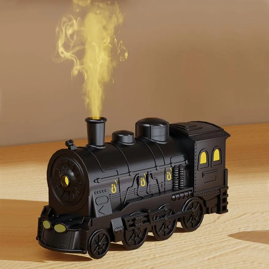 Train Design Aromatherapy Humidifier, USB Powered Creative Essential Oil Diffuser with Remote Control & Color Changing Lights, Aroma Diffuser for Home Office, Mother's Day Gift for Mom, Aromatherapy Diffuser, Gift for Boyfriend
